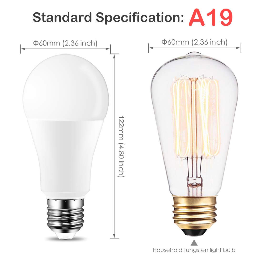 Yangcsl dimmable RGB bulb for customizable brightness levels