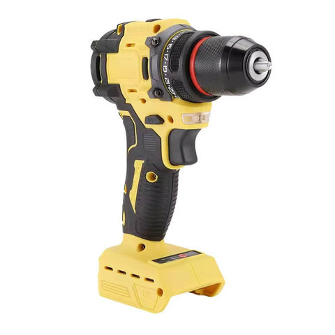 Yangtzone brushless drill driver showing Dewalt 20V compatibility for flexible power.