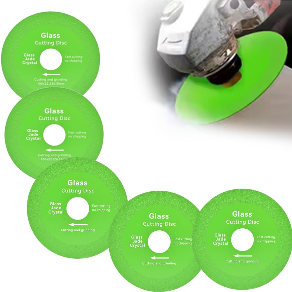 Yangtzone glass cutting disc 4.5 inch delivers precise, chip-free glass cuts.