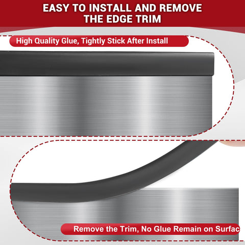 YANRUIPRO EPDM edge trim install remove leaves no marks after removal