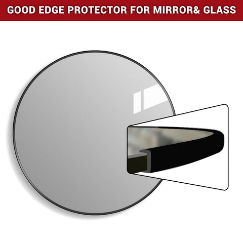 YANRUIPRO EPDM edge trim works on metal, glass, and wood