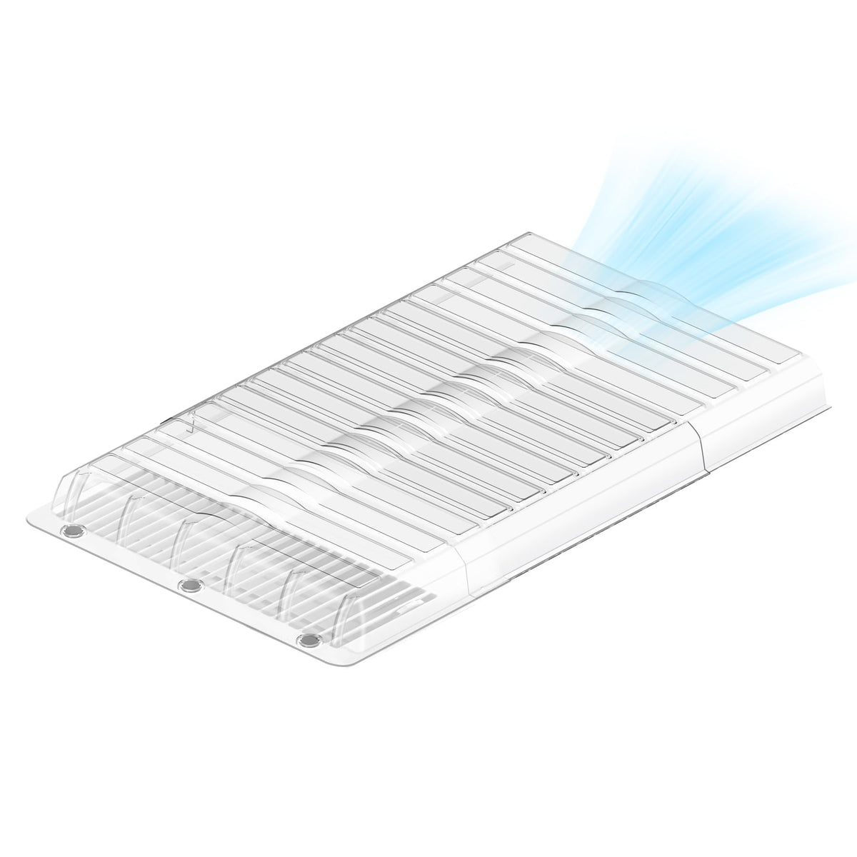 YANWEN air vent extender under furniture, extending airflow from 17 to 33 inches for better room circulation.