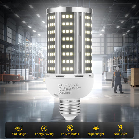 YANYCN 360-degree beam LED corn light for broad area coverage