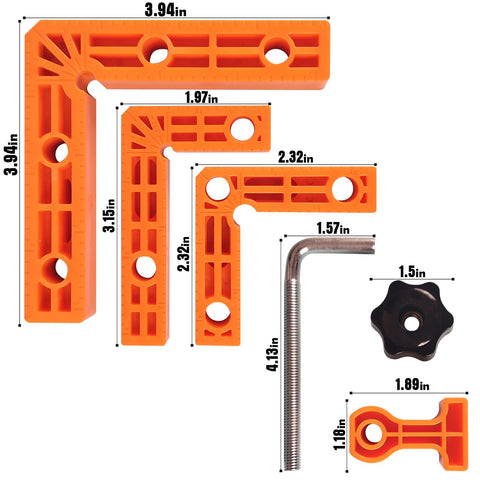 YANZI 3-inch square set highlights compact joins for small frames
