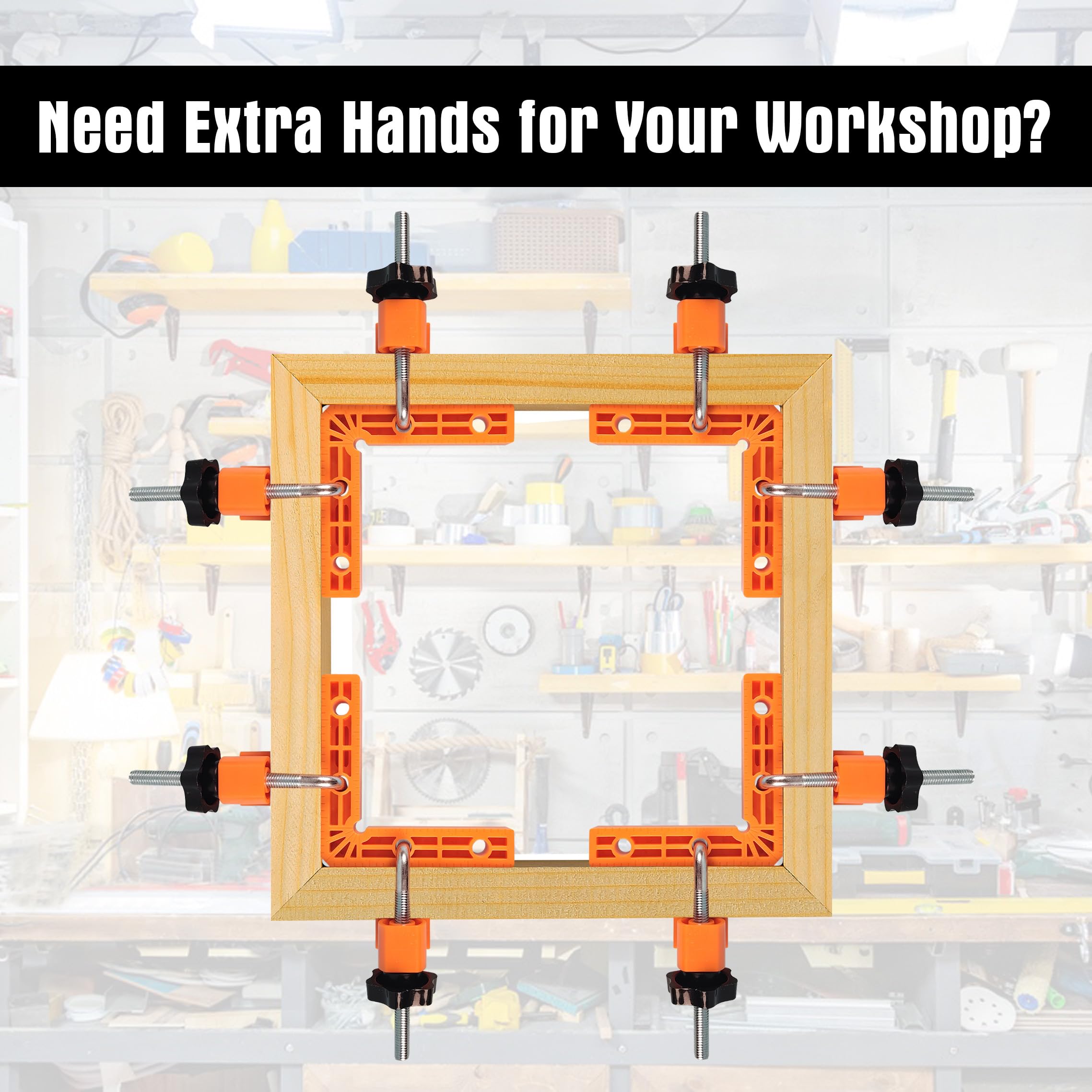 YANZI 4-inch square set supports larger assemblies with stability