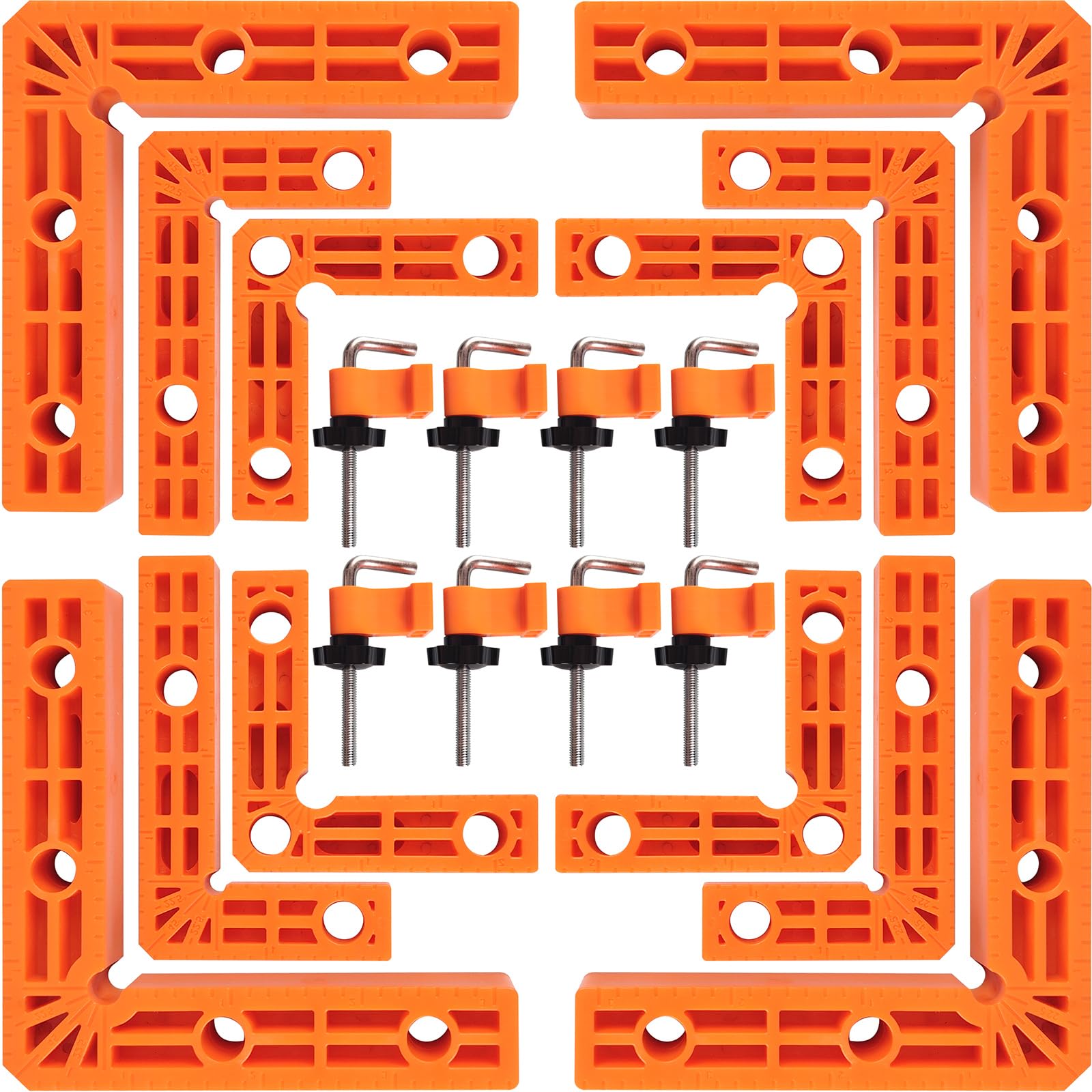 YANZI 90-degree clamp provides precise right-angle alignment for framing projects