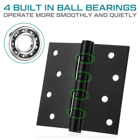 Yaocom 6-piece hinge set includes screws for quick install