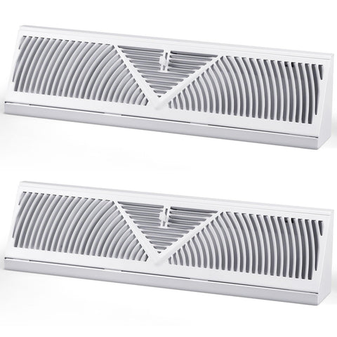 Yaocom baseboard register vent cover 18-inch opening for smooth airflow.