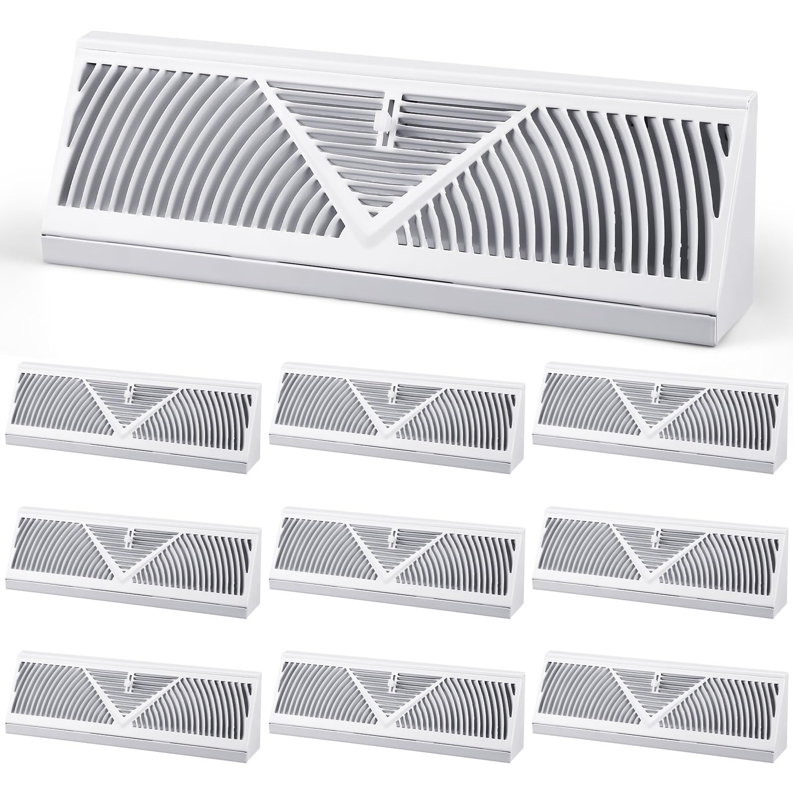 Yaocom baseboard vent with 15-inch opening for precise room airflow