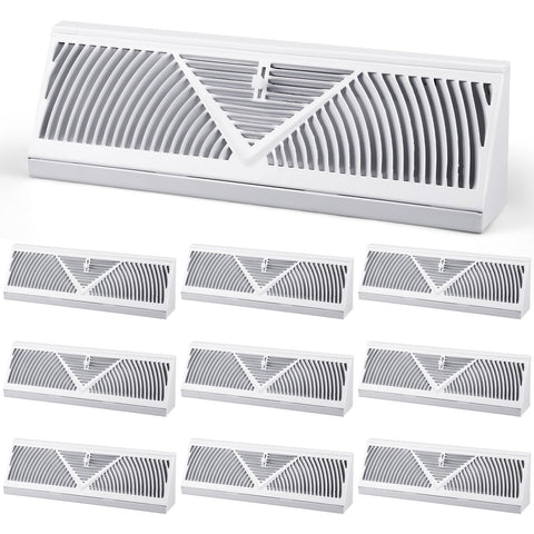 Yaocom baseboard vent with 15-inch opening for precise room airflow