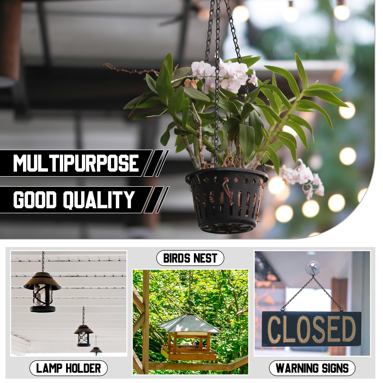 Yaocom outdoor setup for lights and artworks with rust-resistant durability.
