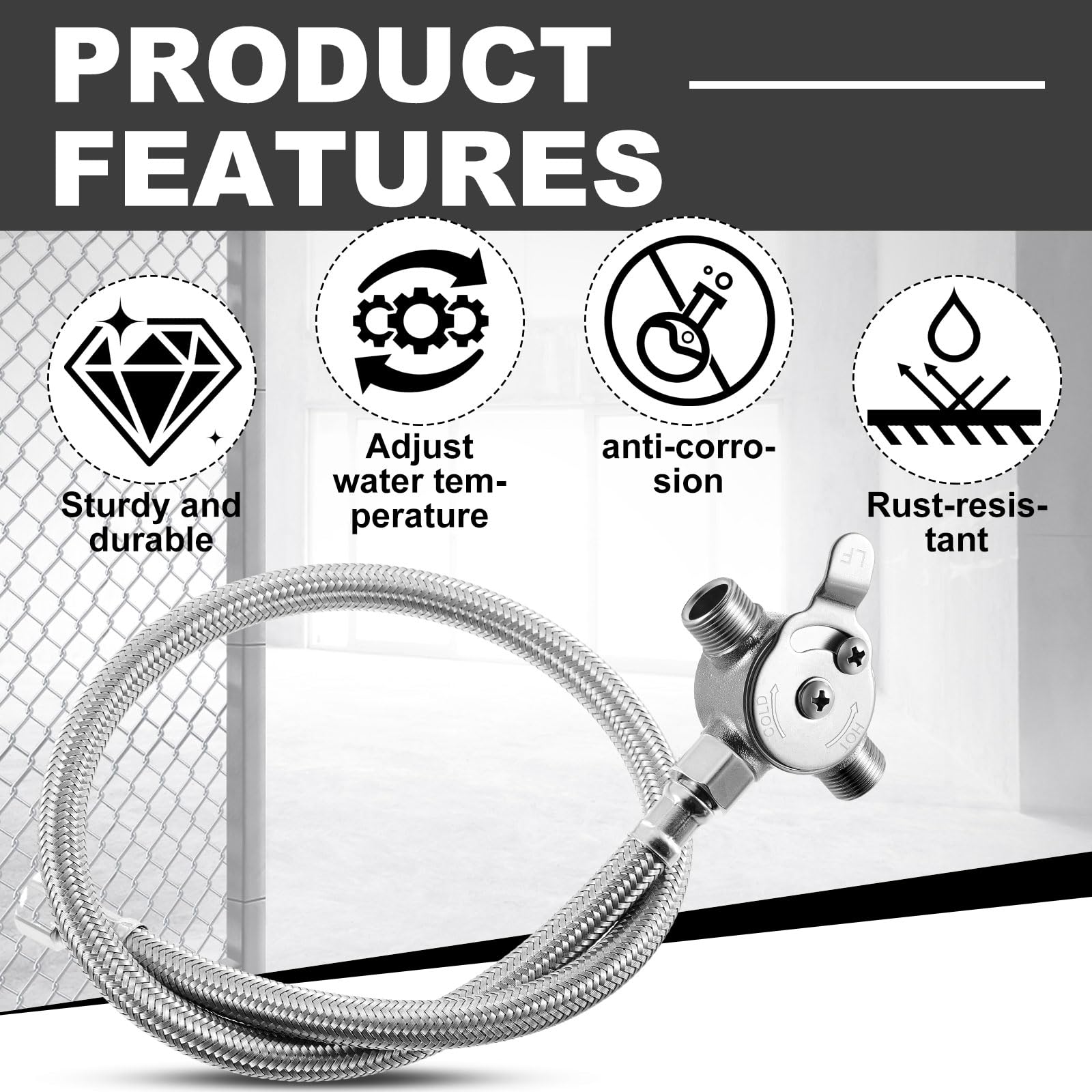 Yaocom brass construction highlights durable valve for everyday use