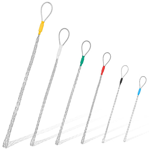 Yaocom cable puller socks blue 4-6mm for easy protected cable pulls through walls