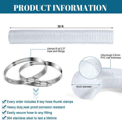 Yaocom clear vacuum hose helps visualize airflow during setup.