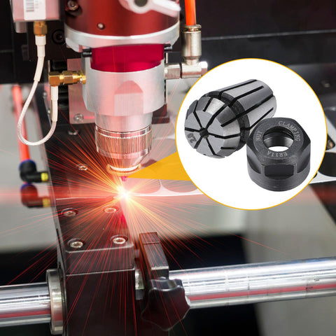 Yaocom CNC milling and engraving setup ready with versatile chucks and nuts