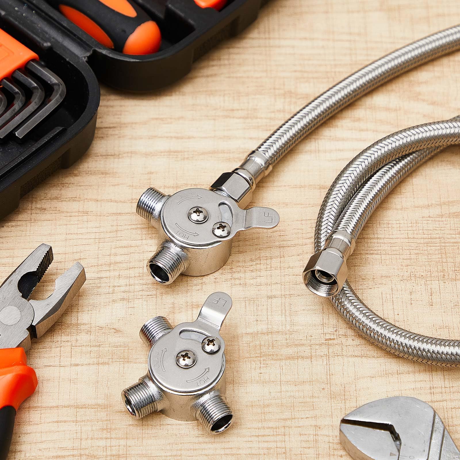 Yaocom compact valve dimensions fit tight spaces under sinks