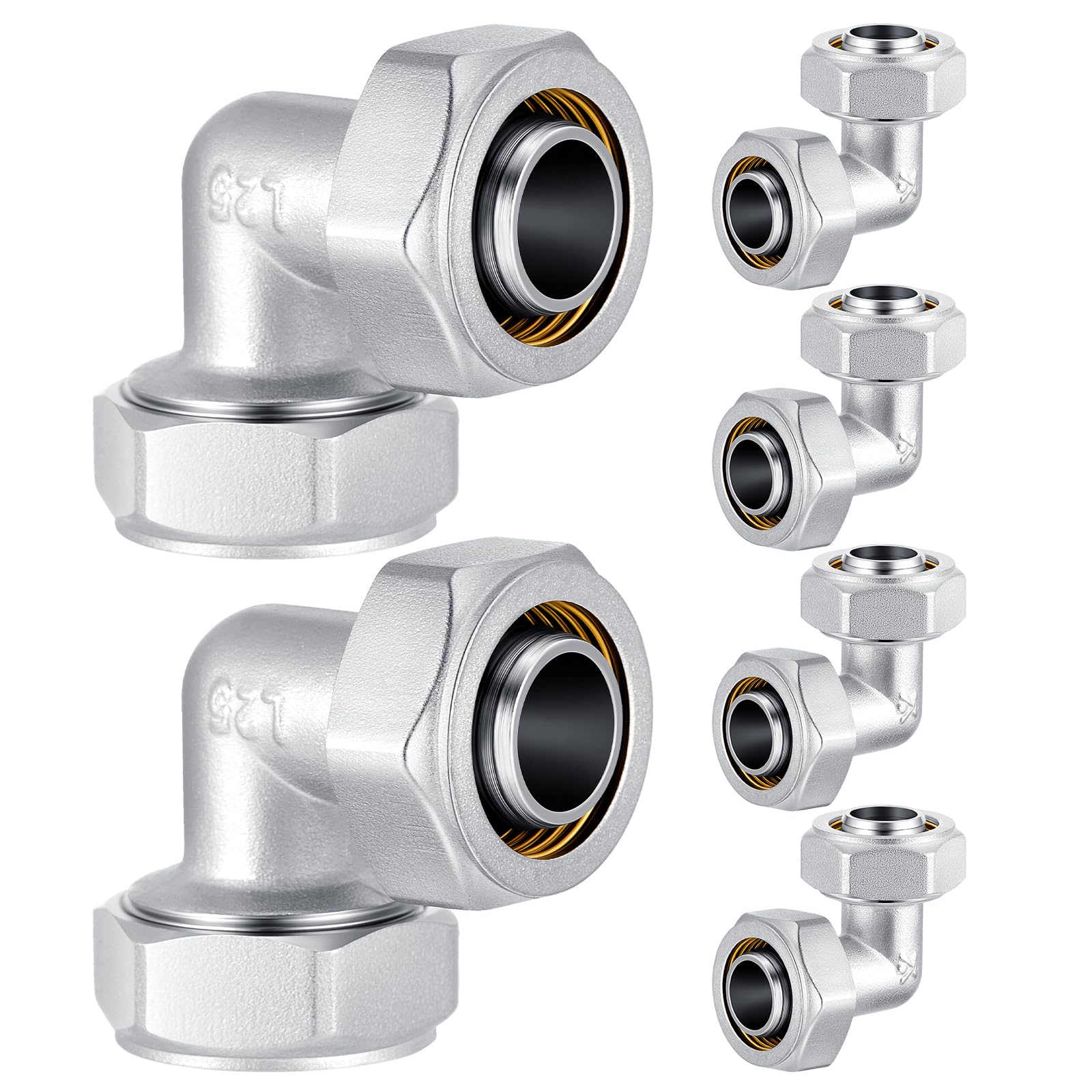 Yaocom elbow air fittings 3/4 inch pack for leak-free shop air connections