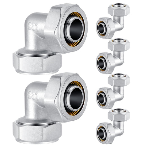 Yaocom elbow air fittings 3/4 inch pack for leak-free shop air connections