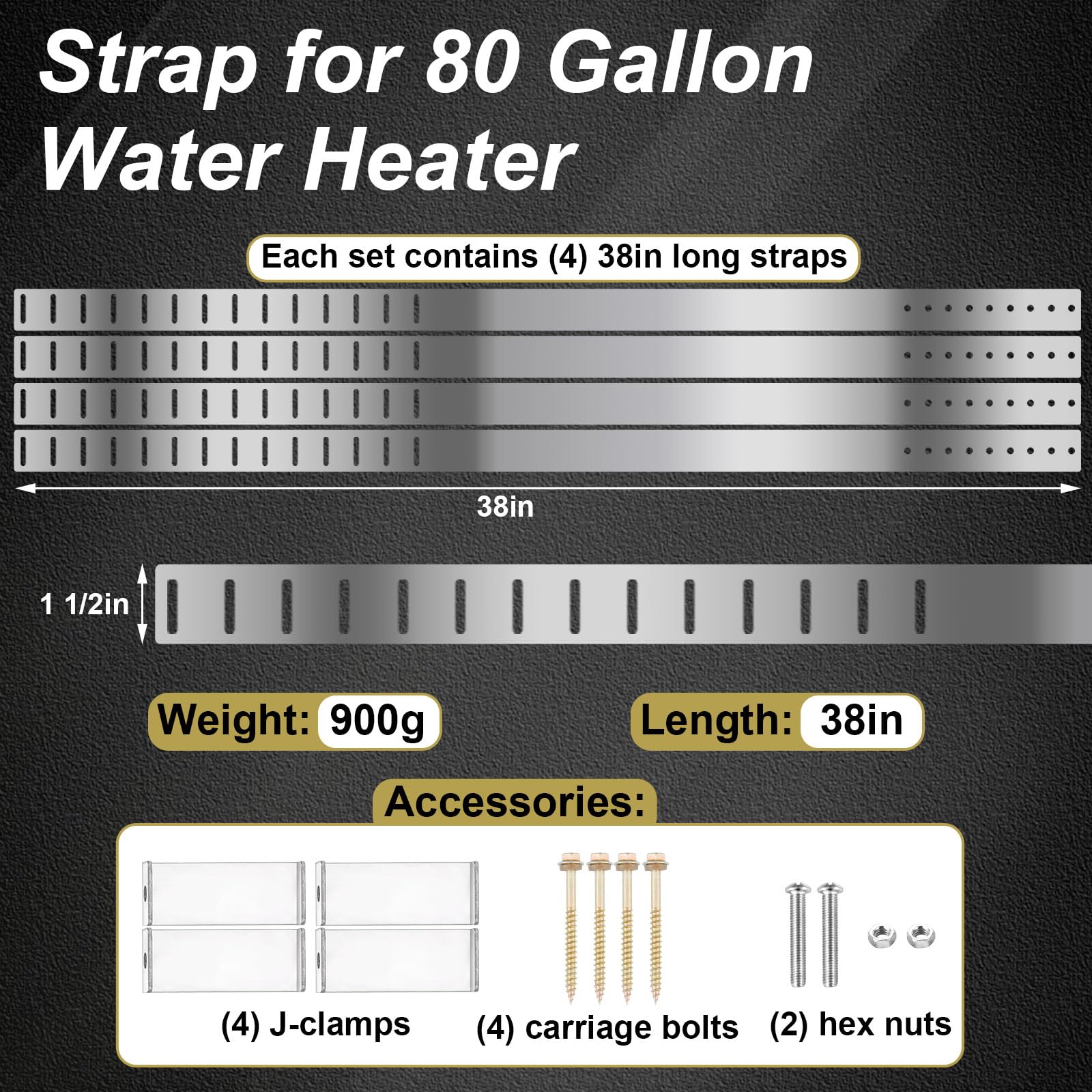 Yaocom installation accessory pack supports quick, safe mounting of straps