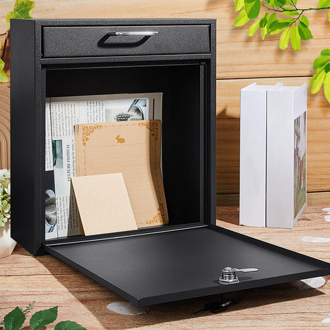Yaocom locking mailbox with key and secure latch