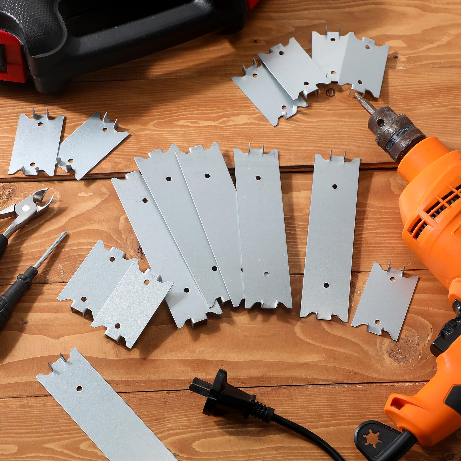 Yaocom nail plates designed for easy hammer-in installation on wood.