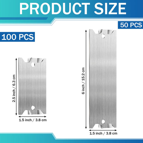 Yaocom galvanized steel nail plates 6-inch protect longer cables in wood framing.