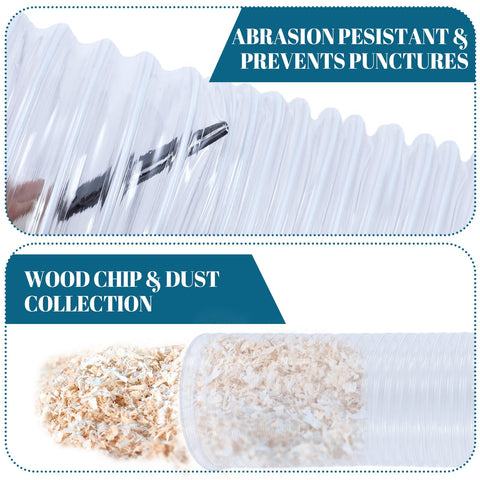 Yaocom puncture-resistant dust hose withstands tough workshop debris.