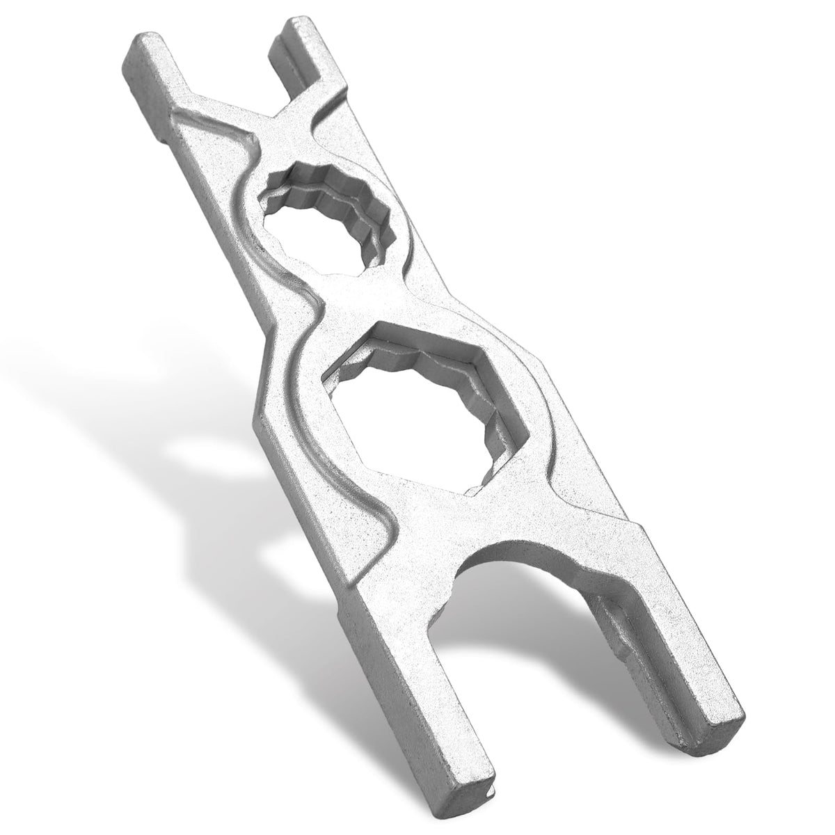 Yaocom spud wrench front view highlights ergonomic grip for comfortable use