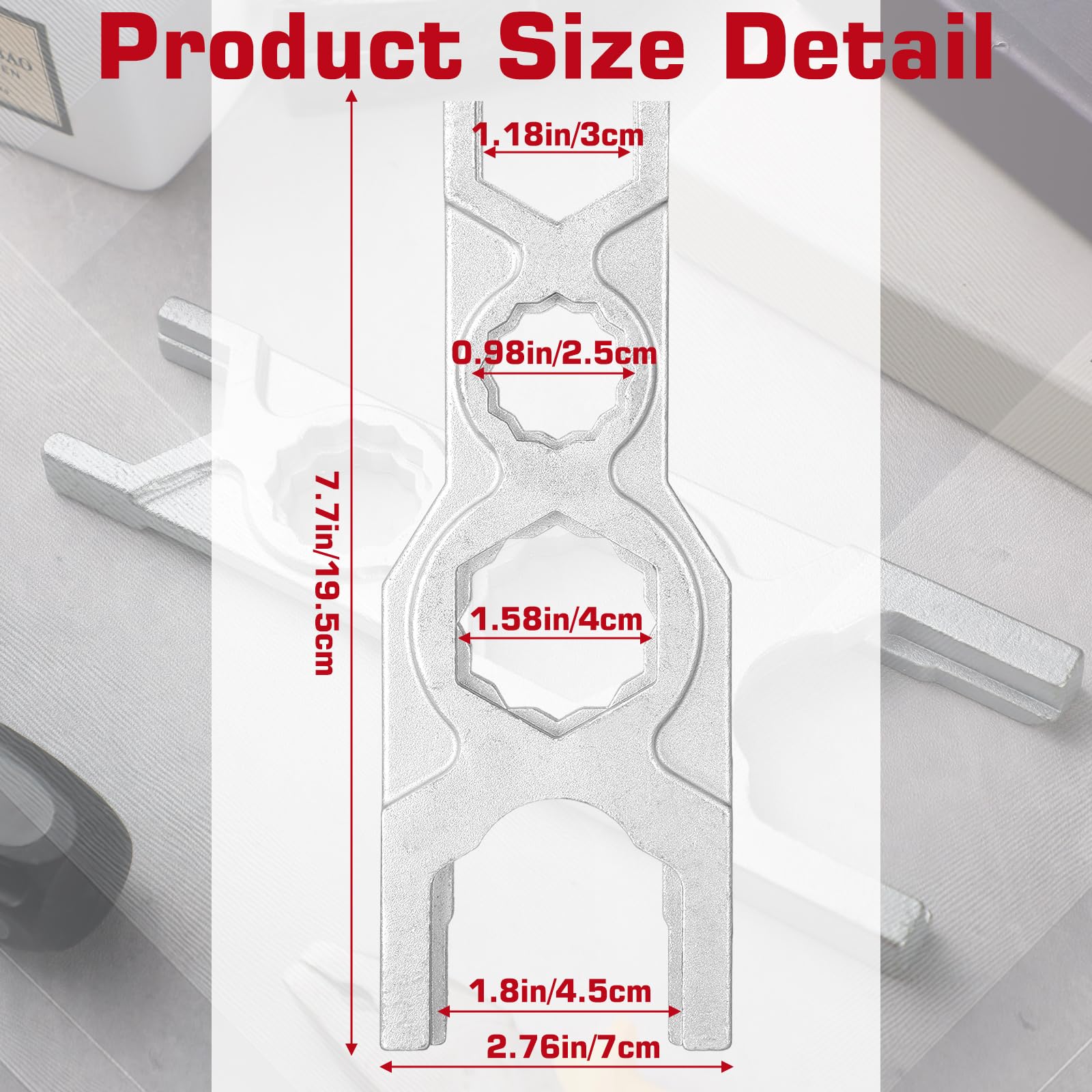 Yaocom spud wrench side grip demonstrates easy handling during valve work