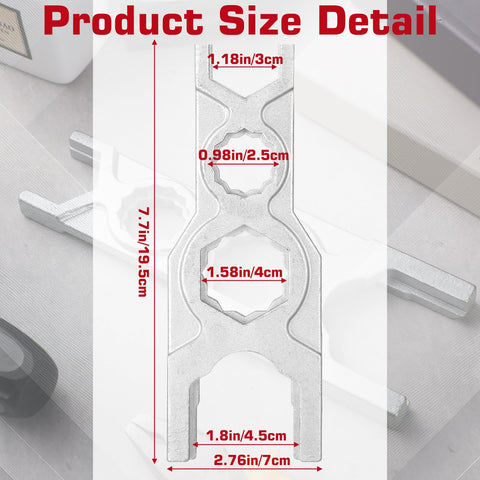 Yaocom spud wrench side grip demonstrates easy handling during valve work