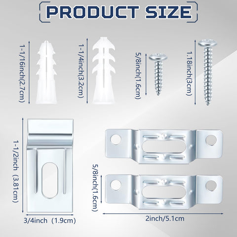 Yaocom T-head screws shown for secure frame mounting