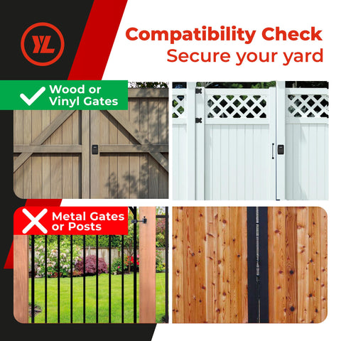 Yardlock Gate Lock XLB dial closeup highlighting 2-way code access