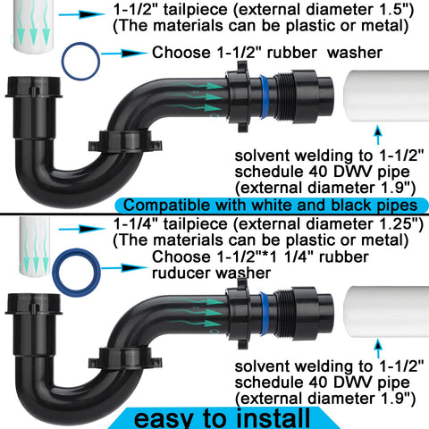 Yariwiz Blue TPE washer highlights durable leak prevention