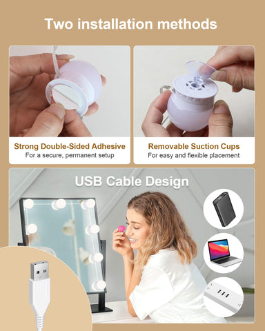 Yarnock lights provide 10-level brightness for precise grooming tasks.