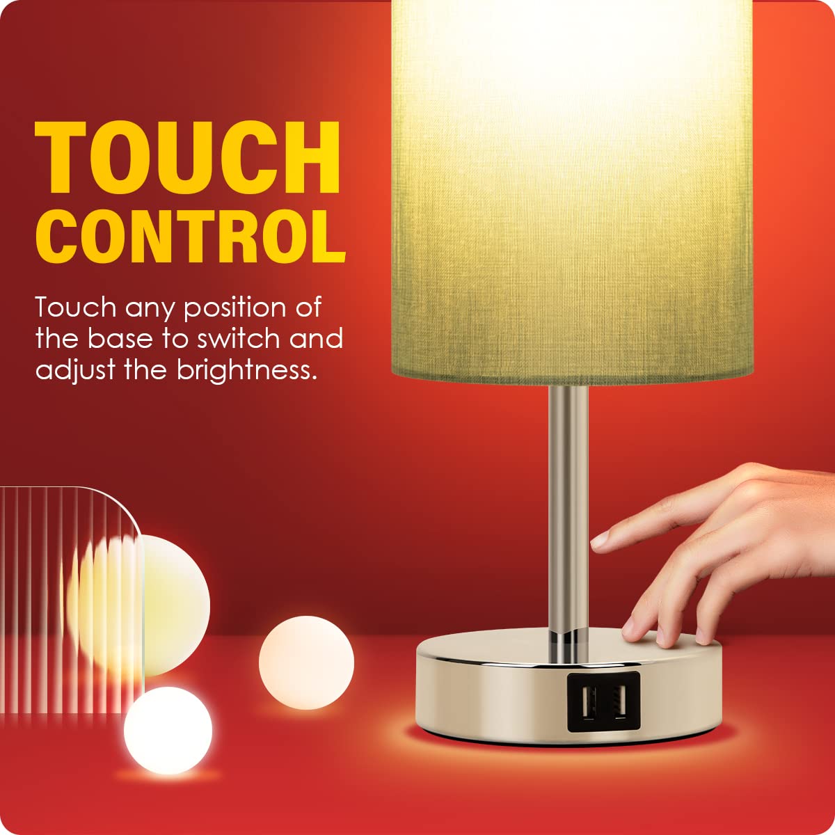 Yarra-Decor versatile lamp fits bedrooms, desks, dorms with a modern denim shade.