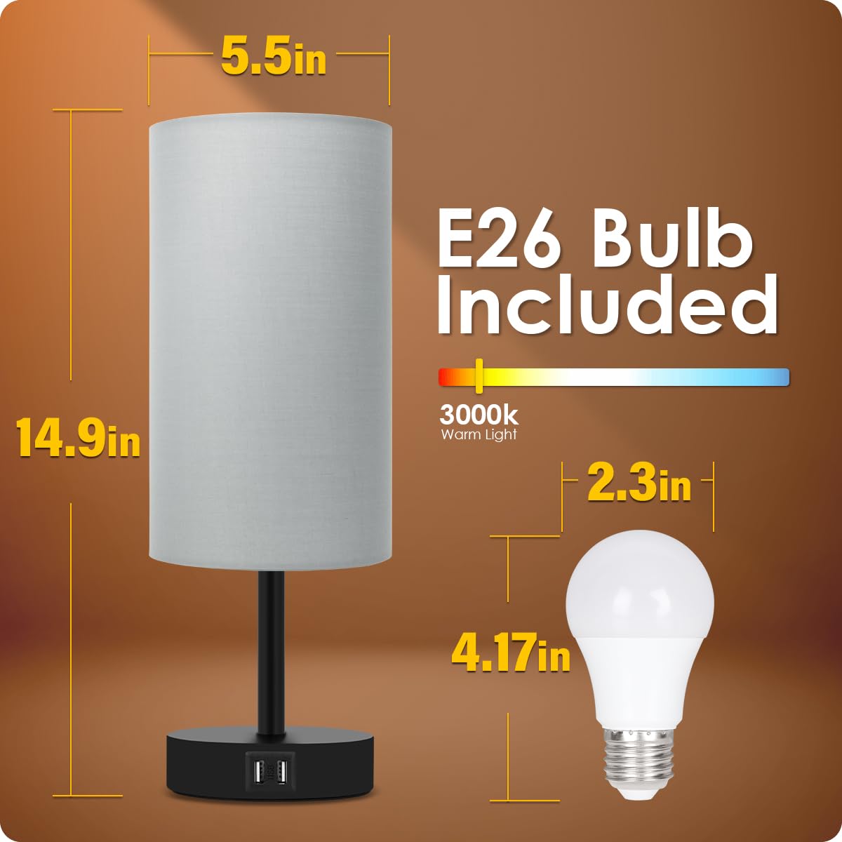Yarra-Decor LED bulb included for immediate, energy-efficient illumination.