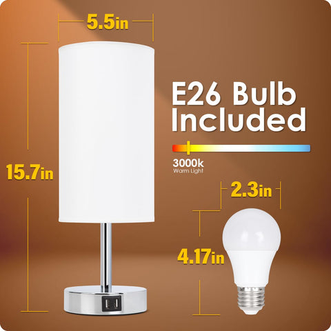 Yarra-Decor LED bulb included for immediate setup