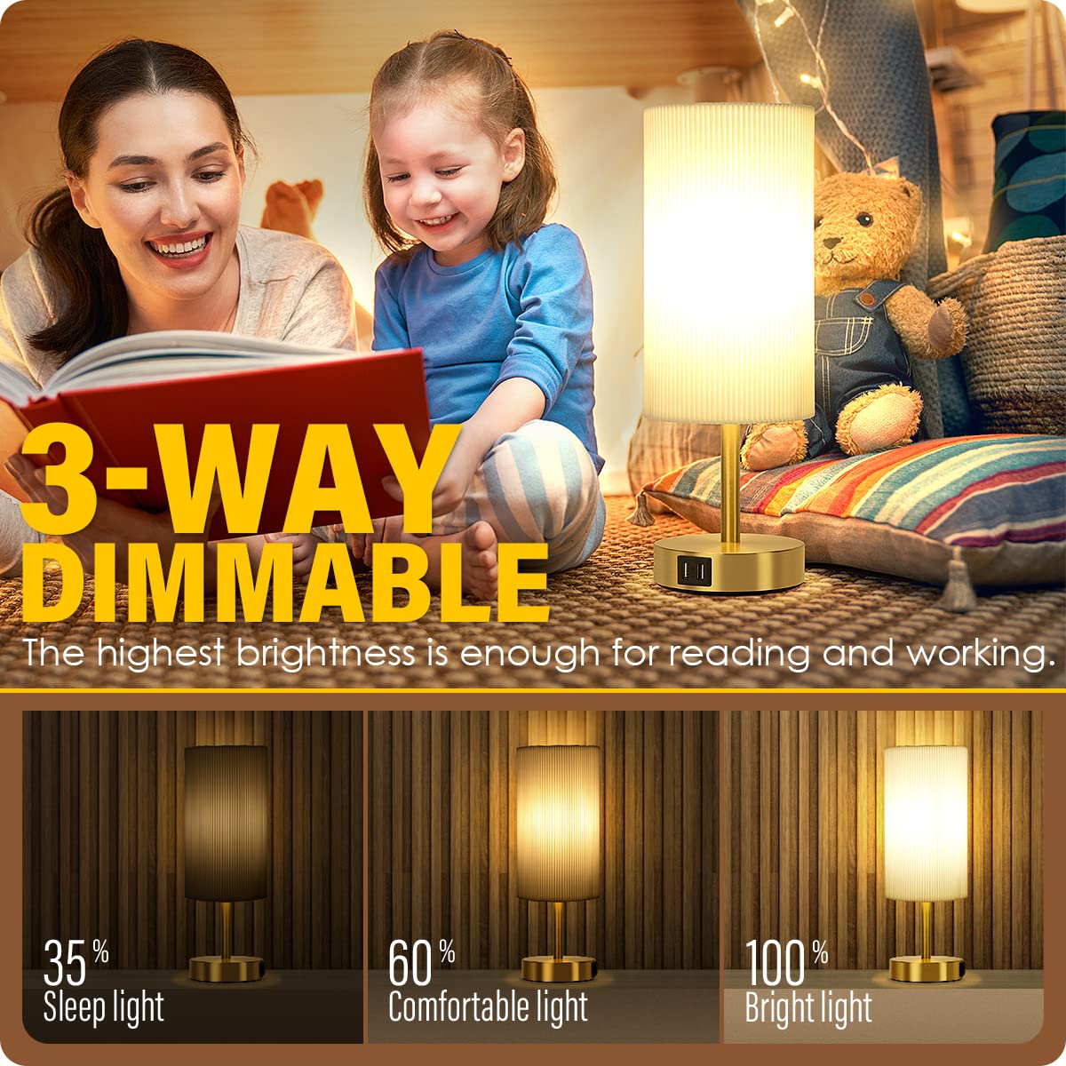 Yarra-Decor wood base adds natural texture to any room.