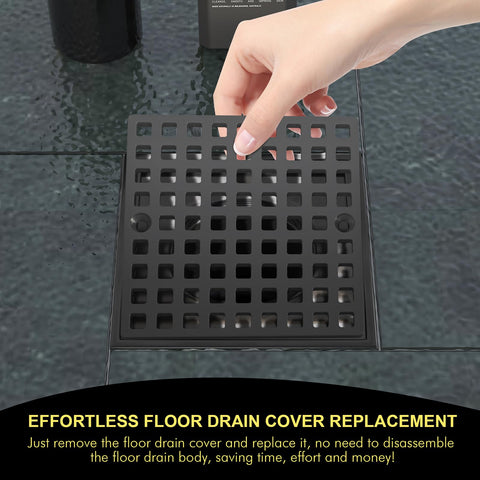 Yaseingoo versatile bathroom shower and sink drain cover for easy upgrades