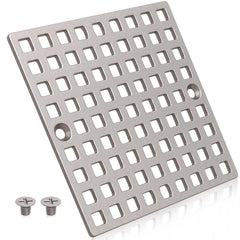 Yaseingoo brushed nickel square drain cover for durable shower protection