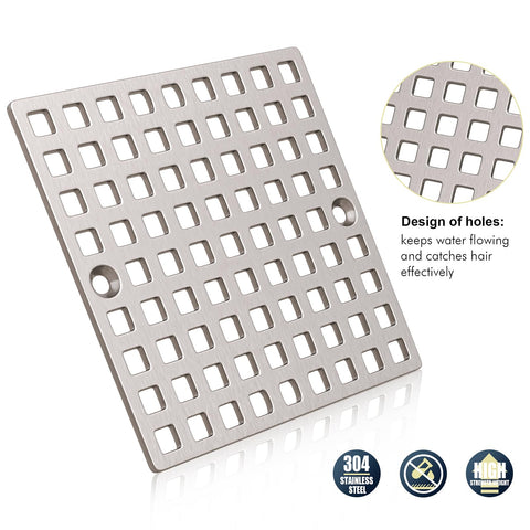 Yaseingoo CUPC-certified drain cover for safe bathroom use