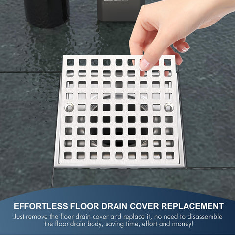 Yaseingoo floor drain cover ideal for bathrooms and high flow