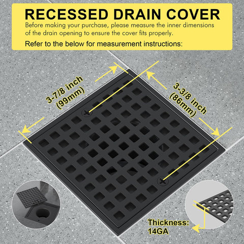 Yaseingoo CUPC certified drain cover ensures safe bathroom installation