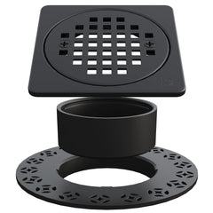 Yaseingoo square drain cover with mesh enhances water flow and fast bathroom drainage