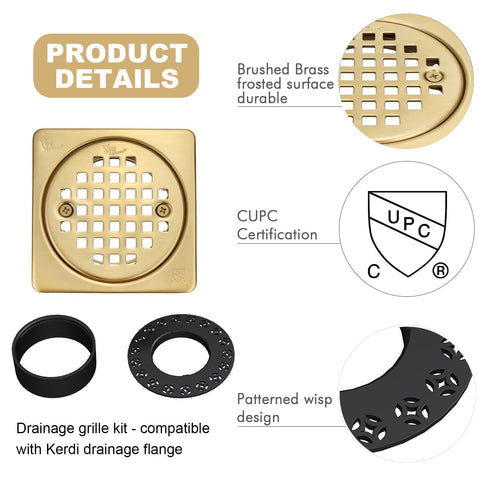 Yaseingoo stainless steel grate resists corrosion for long-term durability.