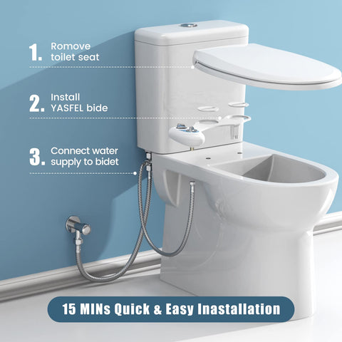 Premium metal valves and braided hose ensure durable performance