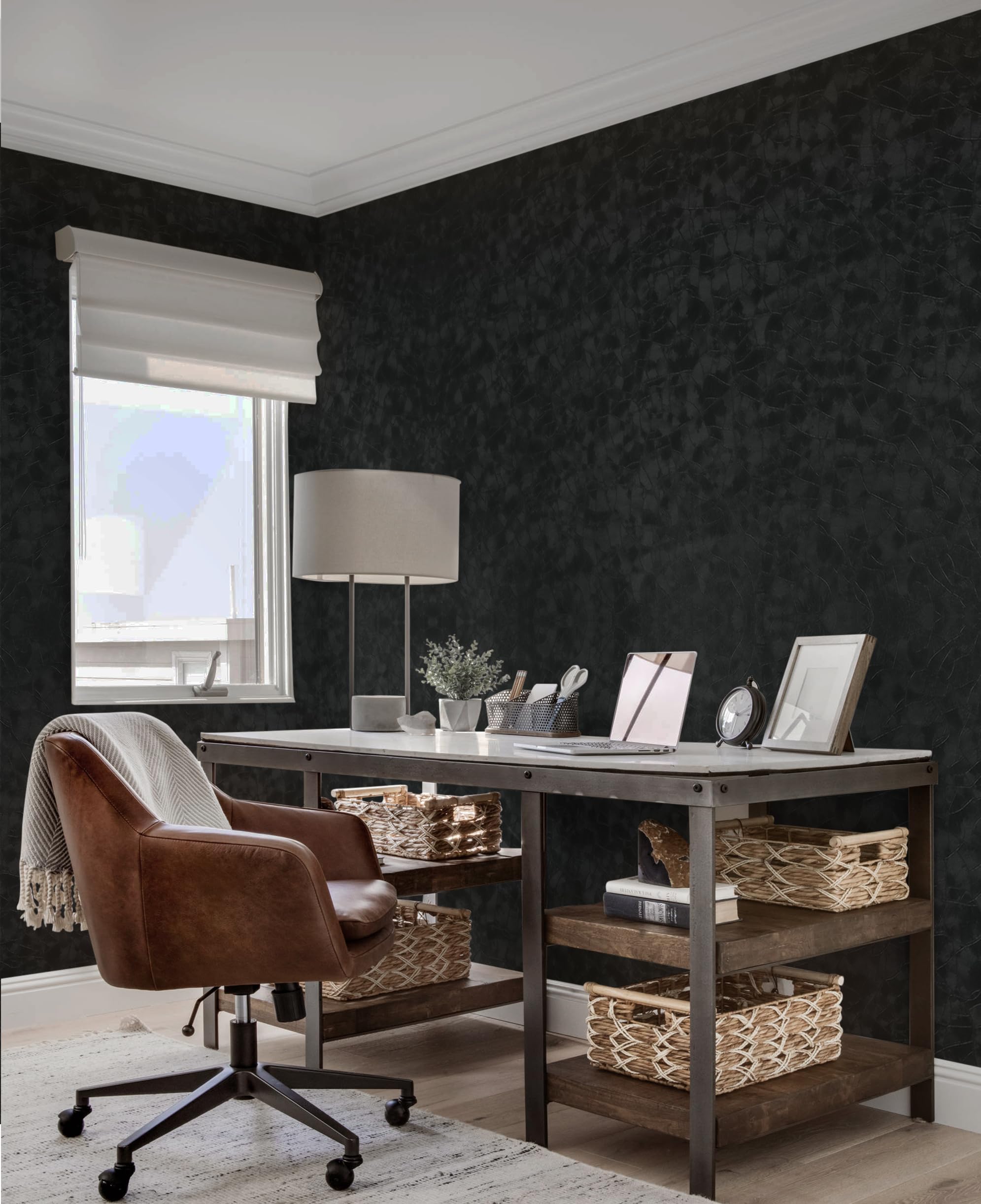 Yasinet bathroom-friendly wallcovering suitable for kitchens and baths.