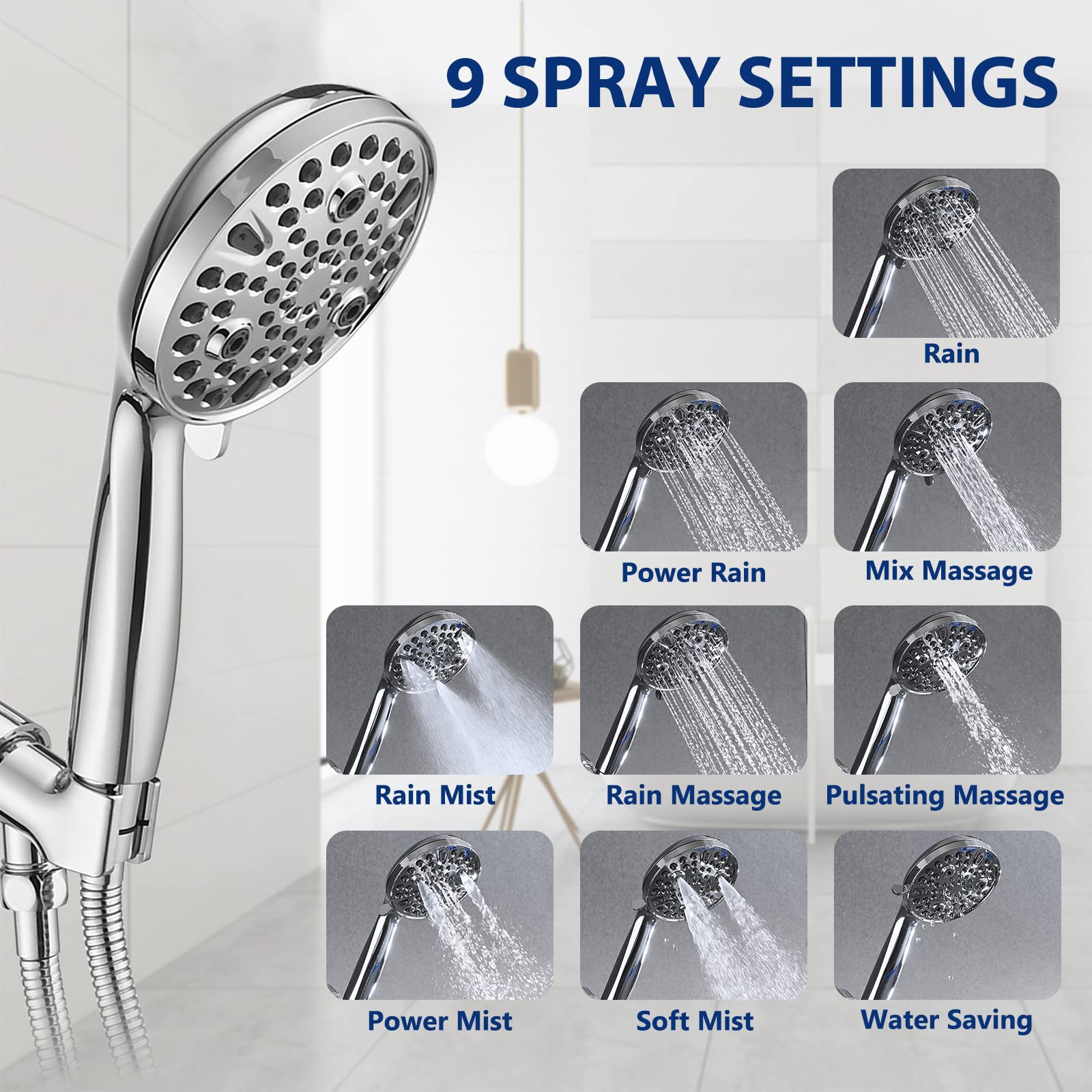 YASINU chrome finish faucet built to last and resist corrosion