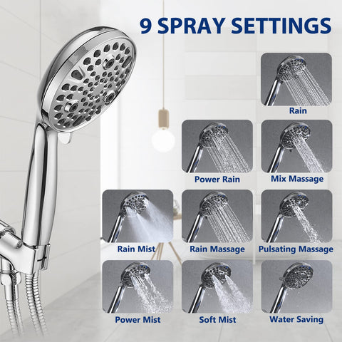 YASINU chrome finish faucet built to last and resist corrosion