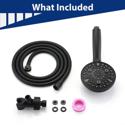 YASINU universal G1/2 inch thread ensures quick, tool-free installation